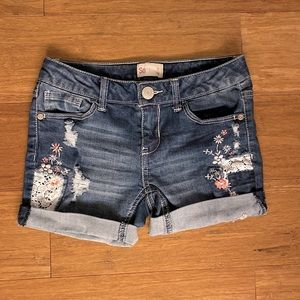 NWOT So Girls Size 8 Jean Shorts